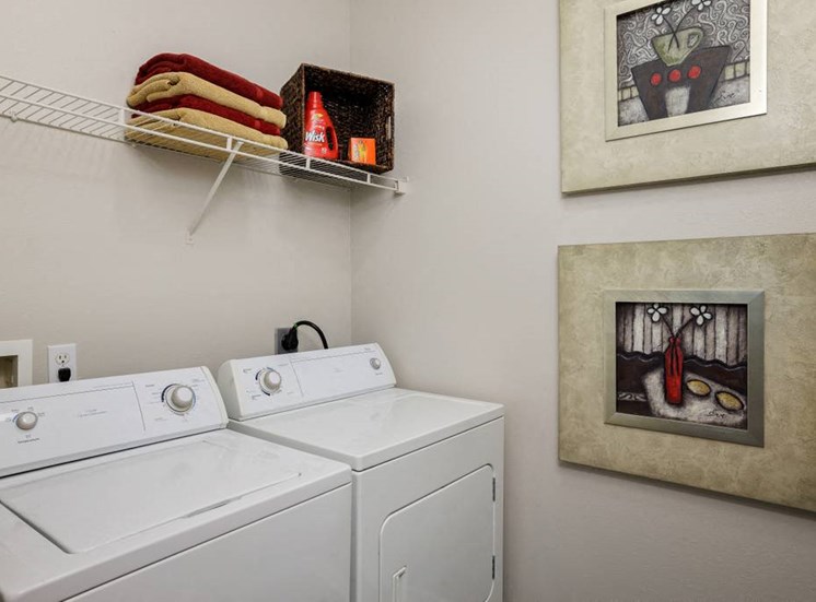 Laundry Convenience with Full Size Washer and Dryer in All Units at Cambridge Square Apartments, Overland Park, KS 66211